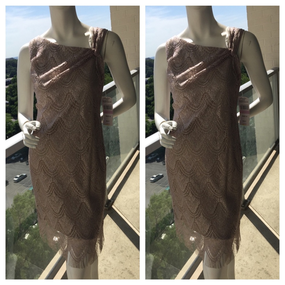 Fancy Special Occassion Dress with Fringe Bottom
